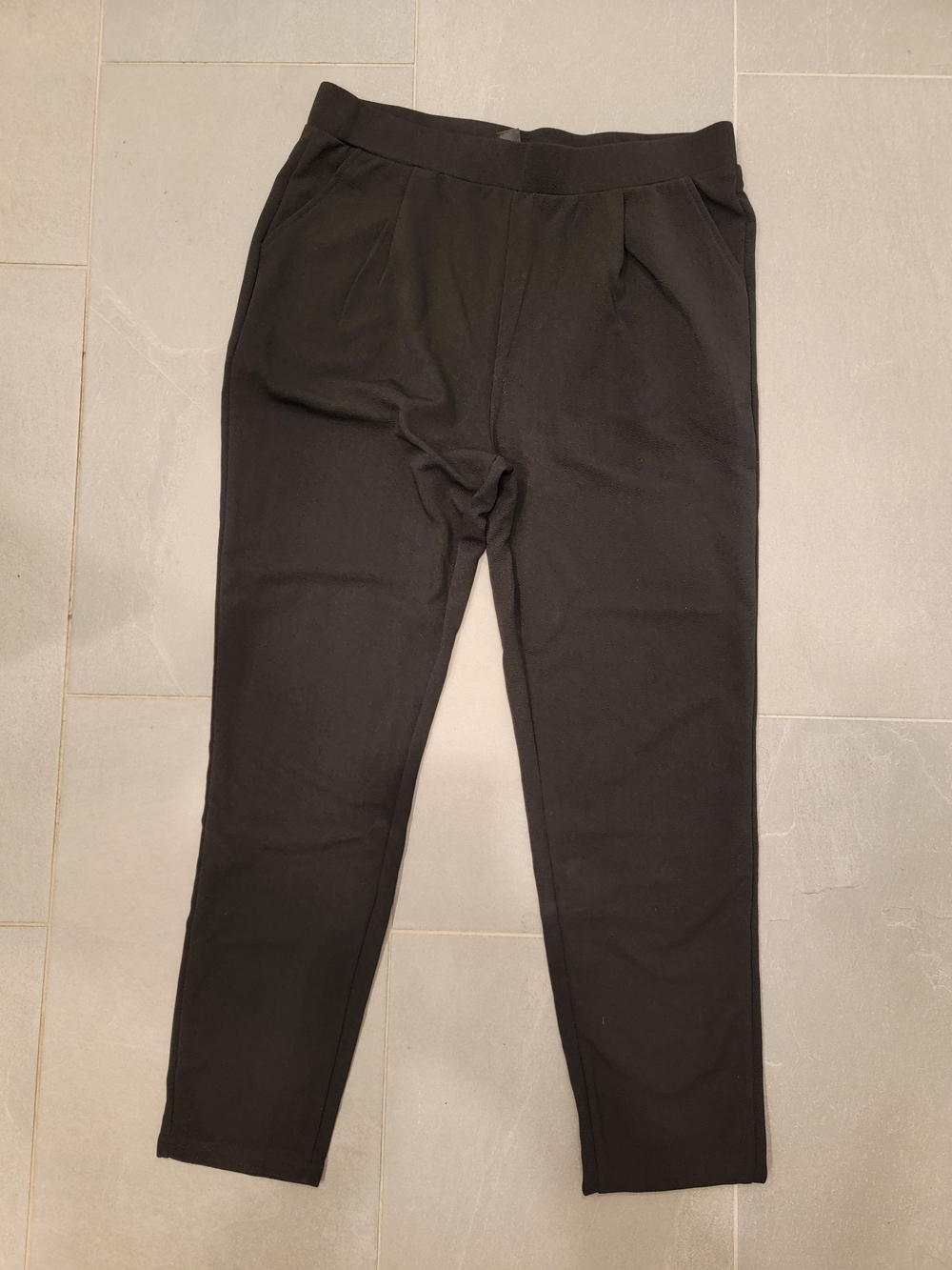 NWOT - SHEIN Black Knit Pull-On Pants - XL